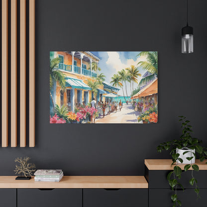 A Caribbean Vibe, Watercolor Painting, 6 of many