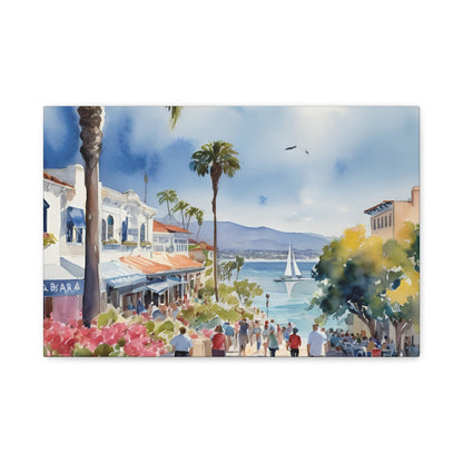 Santa Barbara Waterfront, California Painting, 9 of many