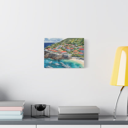 St. Barts Coastal Vibe, Canvas Painting, 6 of many