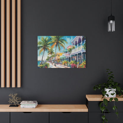 Key West Vibe, Coastal Canvas Painting, 4 of many