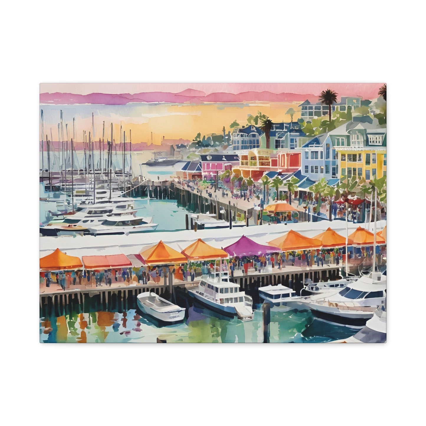 Pier 39 San Francisco Waterfront, San Francisco Painting, 3 of many