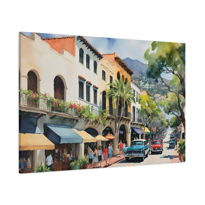 Santa Barbara Downtown, Santa Barbara Painting, 5 of many