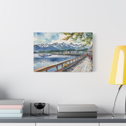 Alaska Coastal Vibe, Canvas Painting, 7 of many