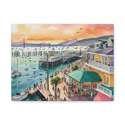 Pier 39 San Francisco Waterfront, San Francisco Painting, 5 of many