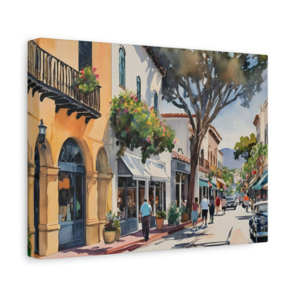 Santa Barbara Downtown, Santa Barbara Painting, 8 of many