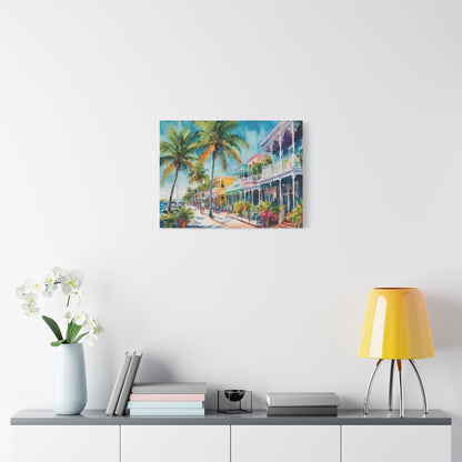 Key West Vibe, Coastal Canvas Painting, 4 of many