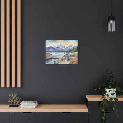 Alaska Coastal Vibe, Canvas Painting, 3 of many