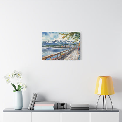 Alaska Coastal Vibe, Canvas Painting, 7 of many