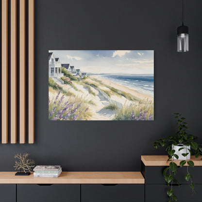 Hamptons Oceanfront Vibe, Watercolor Painting, 17 of many