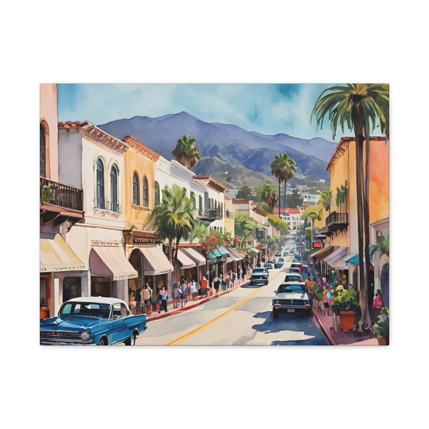 Santa Barbara Downtown, Santa Barbara Painting, 7 of many