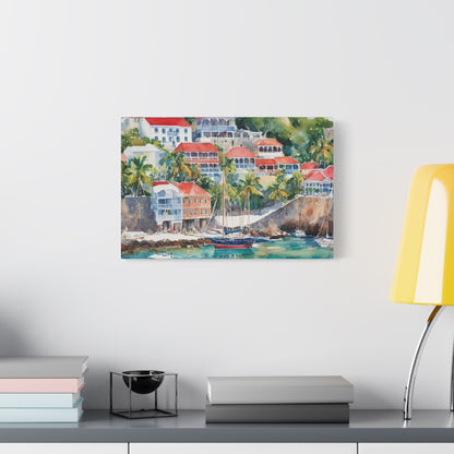 St. Barts Coastal Vibe, Canvas Painting, 10 of many