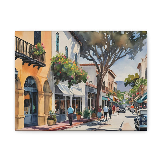 Santa Barbara Downtown, Santa Barbara Painting, 8 of many