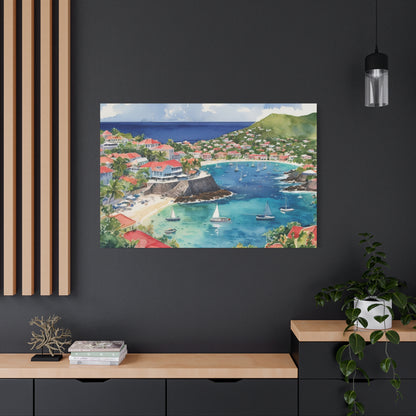 St. Barts Coastal Vibe, Canvas Painting, 9 of many