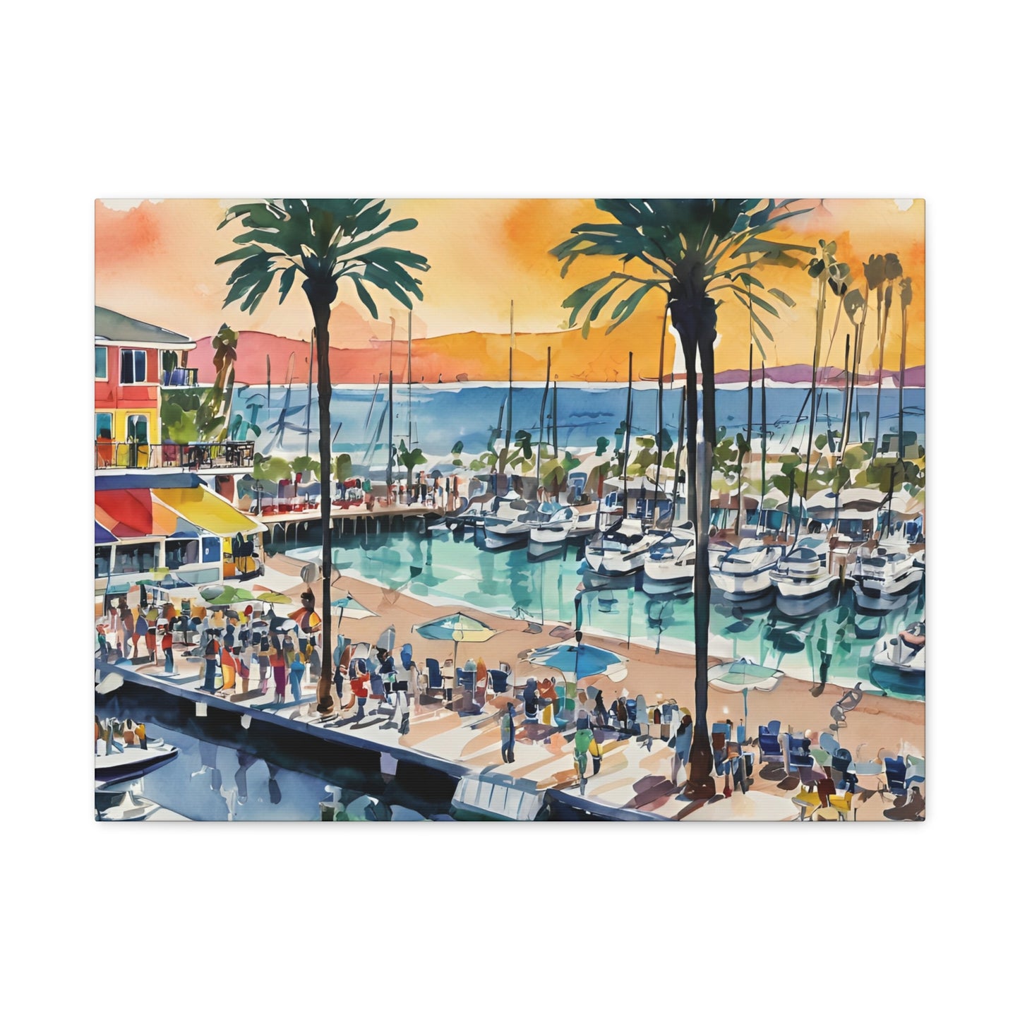 Santa Monica Waterfront, Santa Monica Painting, 5 of many