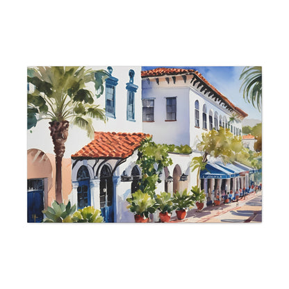 Santa Barbara Downtown, Santa Barbara Painting, 2 of many