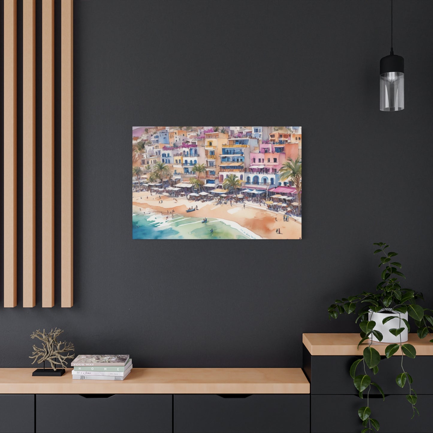 Coastal Vibe, Coastal Canvas Painting, 6 of many