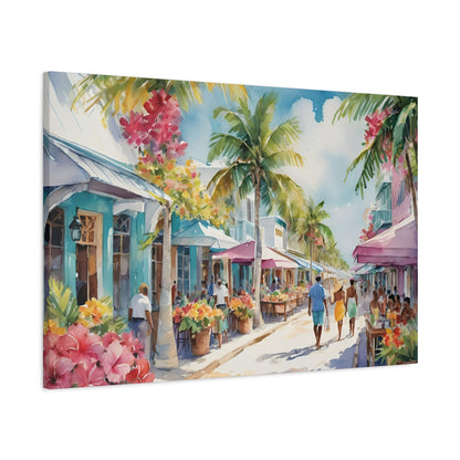 A Caribbean Vibe, Watercolor Painting, 9 of many