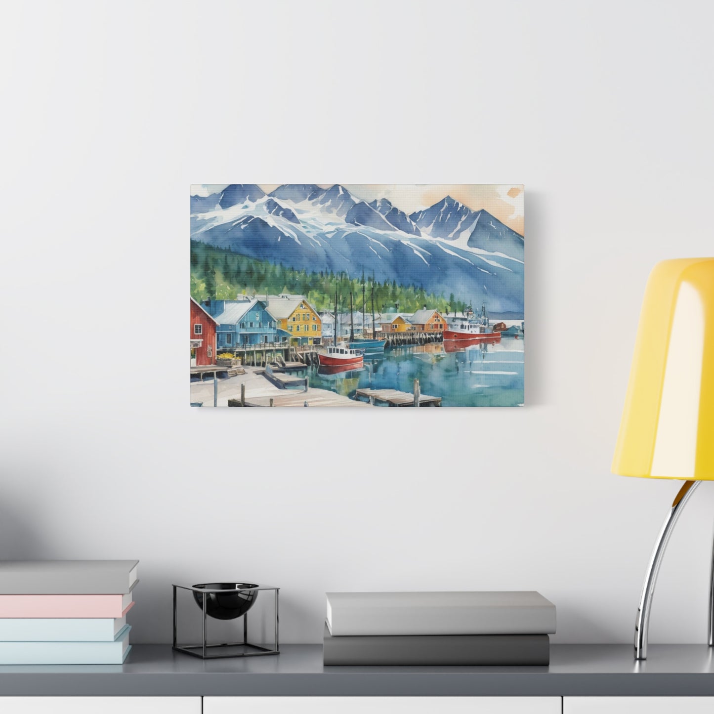 Alaska Coastal Vibe, Canvas Painting, 9 of many