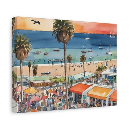 Santa Monica Waterfront, Santa Monica Painting, 7 of many