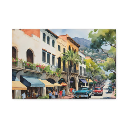 Santa Barbara Downtown, Santa Barbara Painting, 5 of many