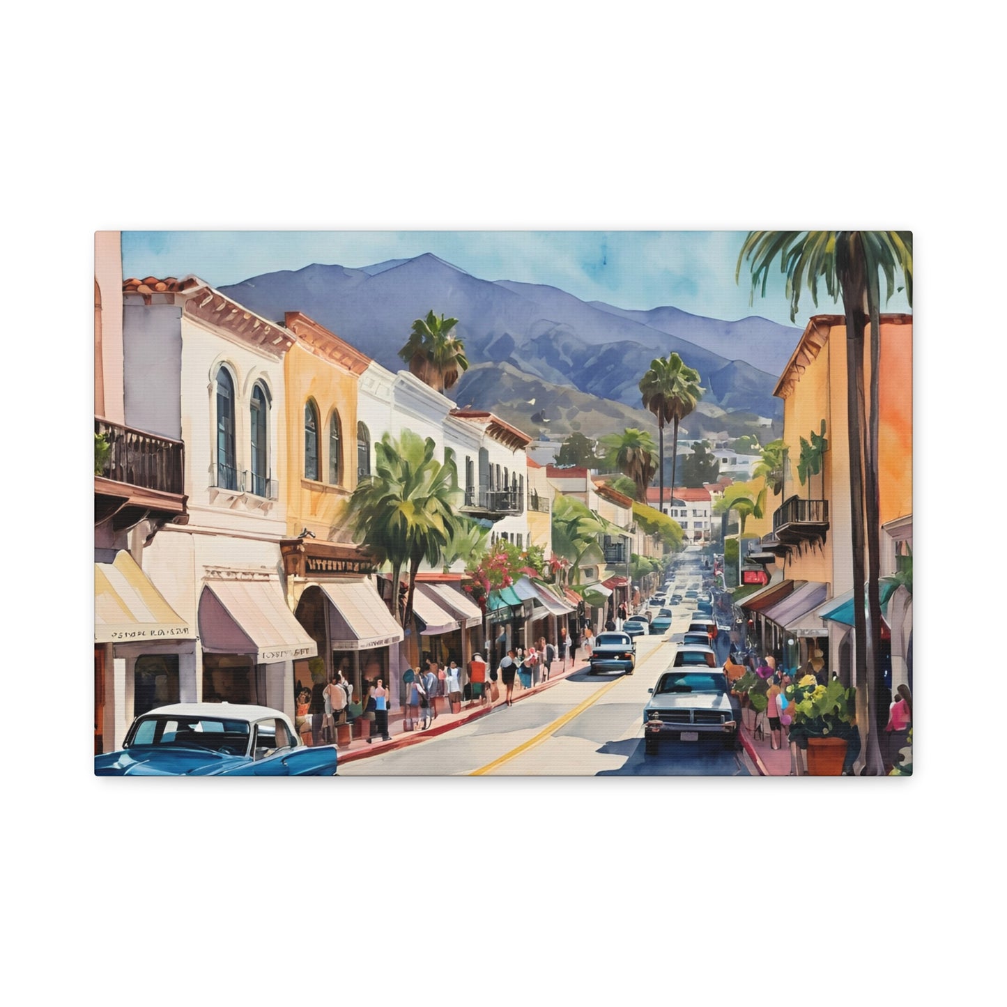 Santa Barbara Downtown, Santa Barbara Painting, 7 of many