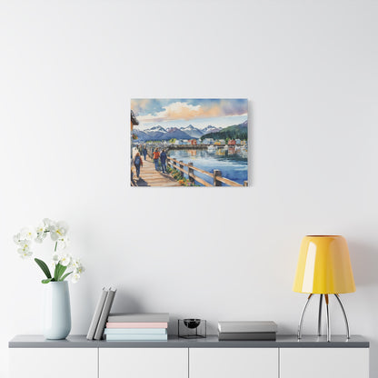 Alaska Coastal Vibe, Canvas Painting, 4 of many