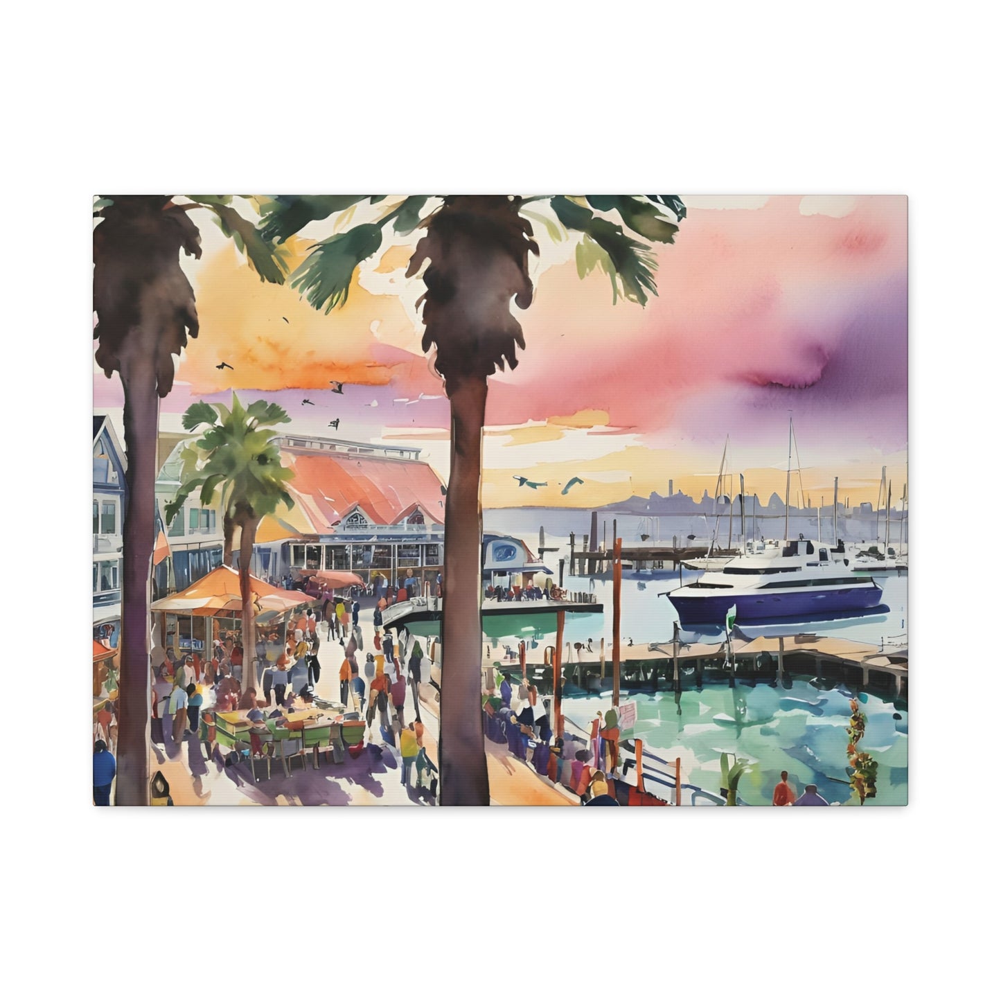 Pier 39 San Francisco Waterfront, San Francisco Painting, 7 of many