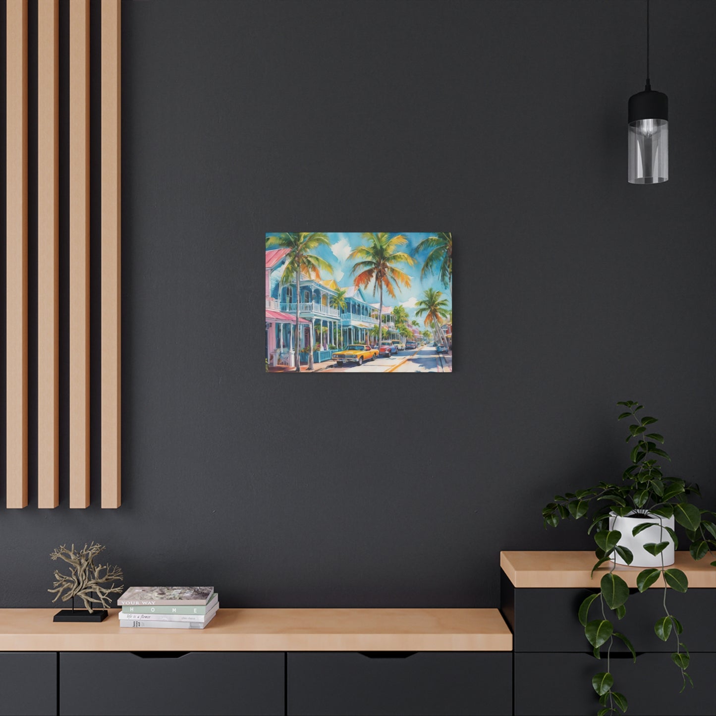 Key West Vibe, Coastal Canvas Painting, 2 of many