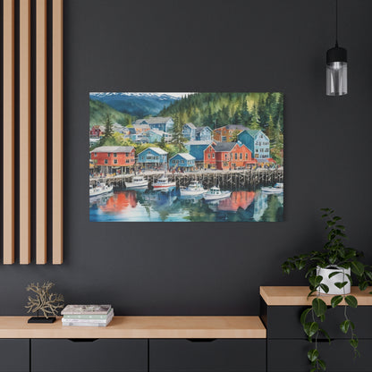 Alaska Coastal Vibe, Canvas Painting, 8 of many