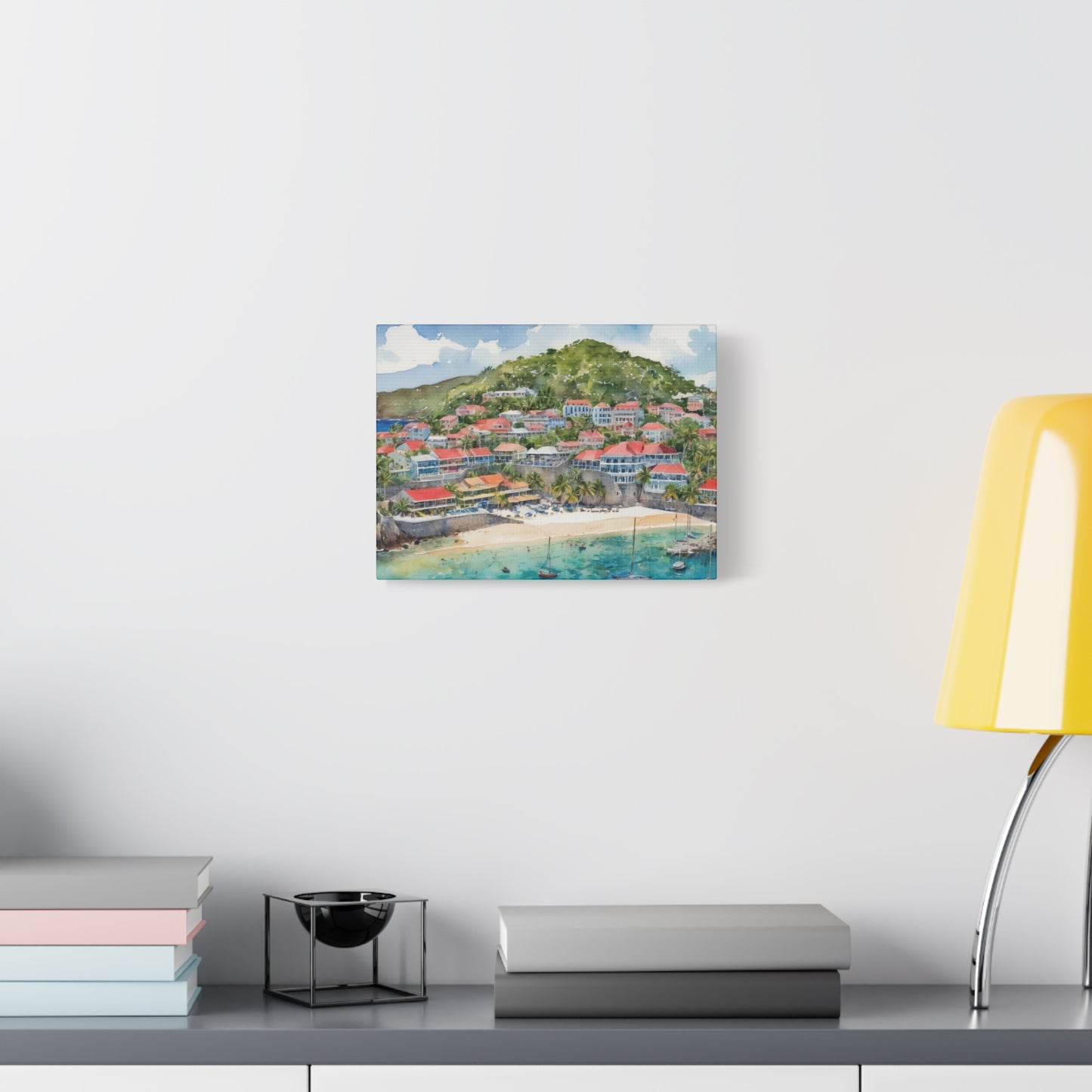 St. Barts Coastal Vibe, Canvas Painting, 7 of many