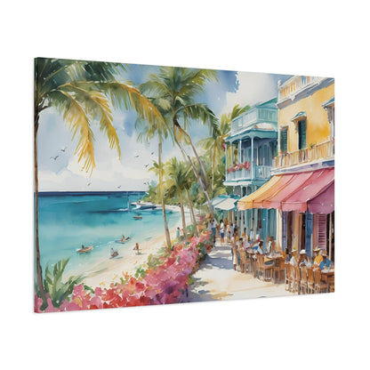 A Caribbean Vibe, Watercolor Painting, 5 of many