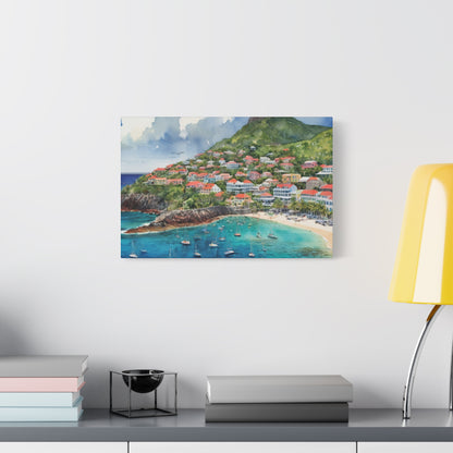 St. Barts Coastal Vibe, Canvas Painting, 4 of many