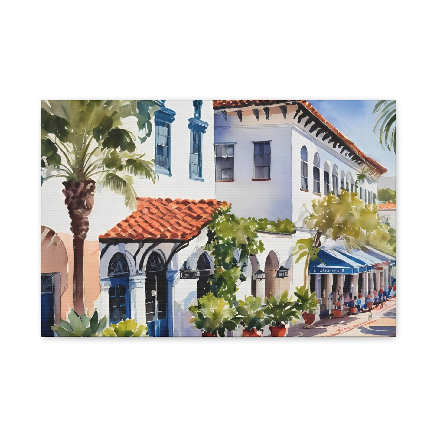 Santa Barbara Downtown, Santa Barbara Painting, 2 of many