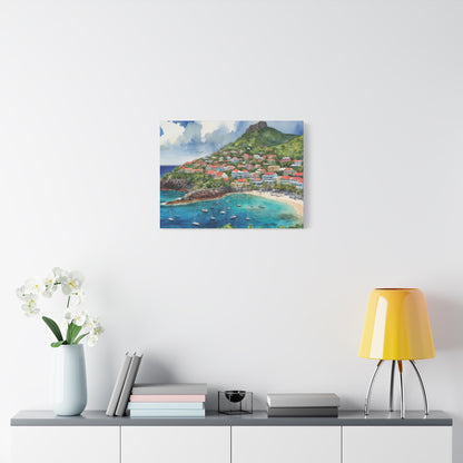 St. Barts Coastal Vibe, Canvas Painting, 4 of many