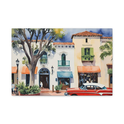 Santa Barbara Downtown, Santa Barbara Painting, 4 of many