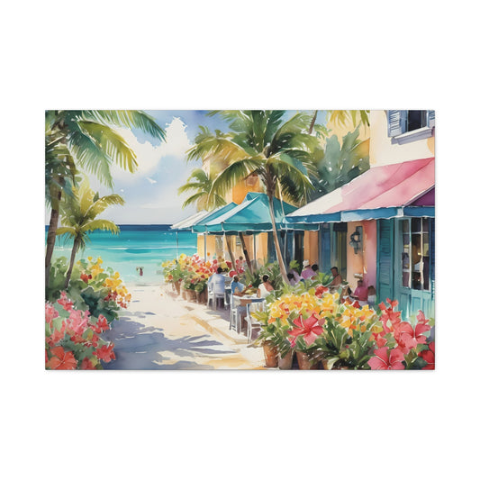 A Caribbean Vibe, Watercolor Painting, 4 of many