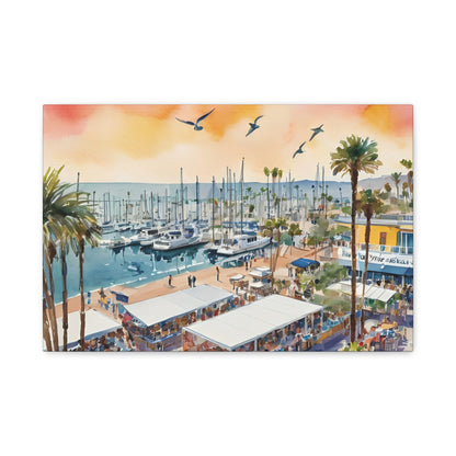 Santa Monica Waterfront, Santa Monica Painting, 8 of many