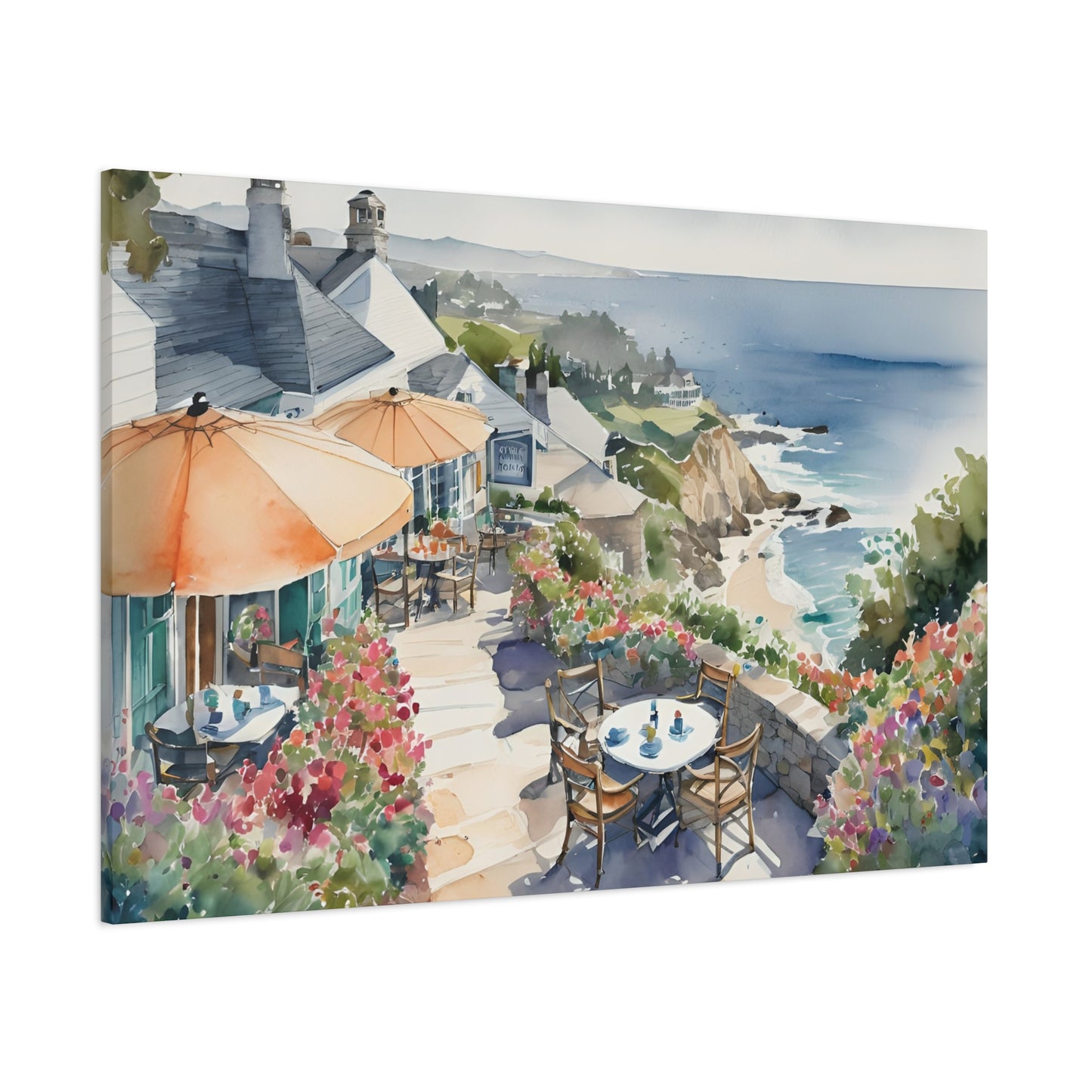 Carmel By The Sea Vibe, Watercolor Painting, 10 of many