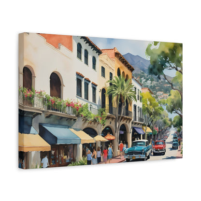 Santa Barbara Downtown, Santa Barbara Painting, 5 of many