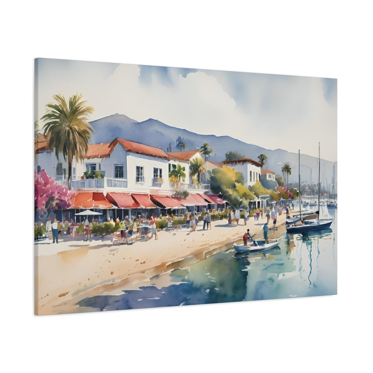 Santa Barbara Waterfront, California Painting, 8 of many