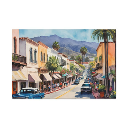 Santa Barbara Downtown, Santa Barbara Painting, 7 of many