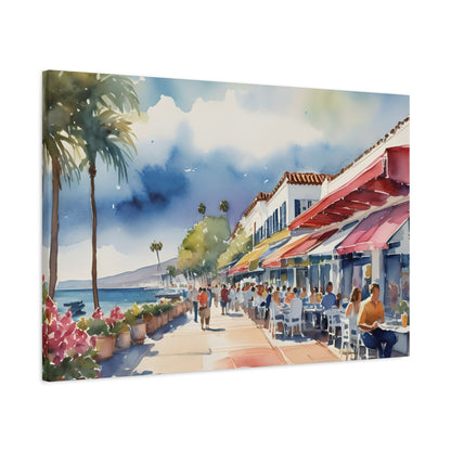 Santa Barbara Waterfront, California Painting, 6 of many