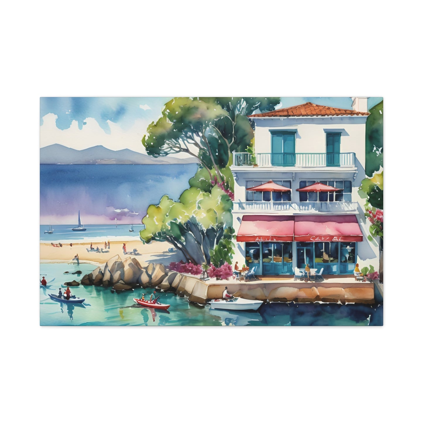 Santa Barbara Coastline, Santa Barbara Painting, 6 of many