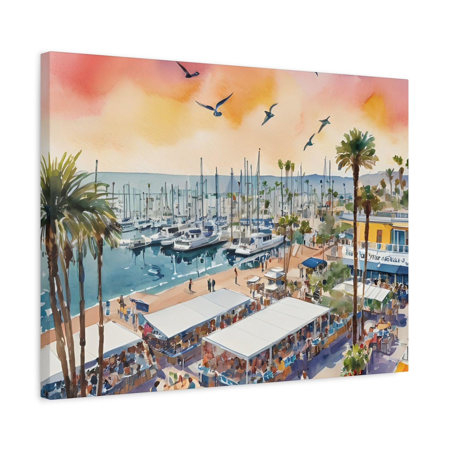 Santa Monica Waterfront, Santa Monica Painting, 8 of many