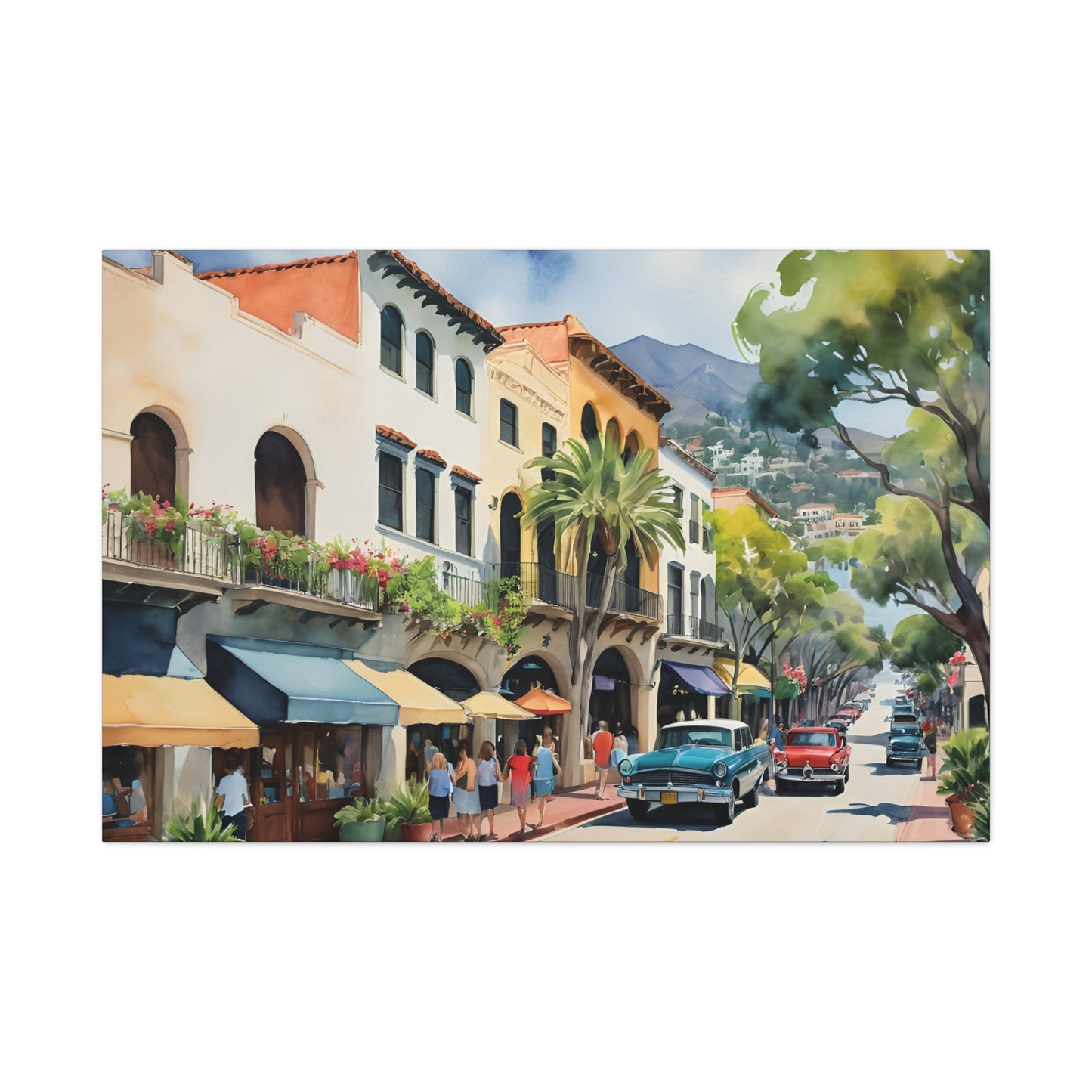 Santa Barbara Downtown, Santa Barbara Painting, 5 of many