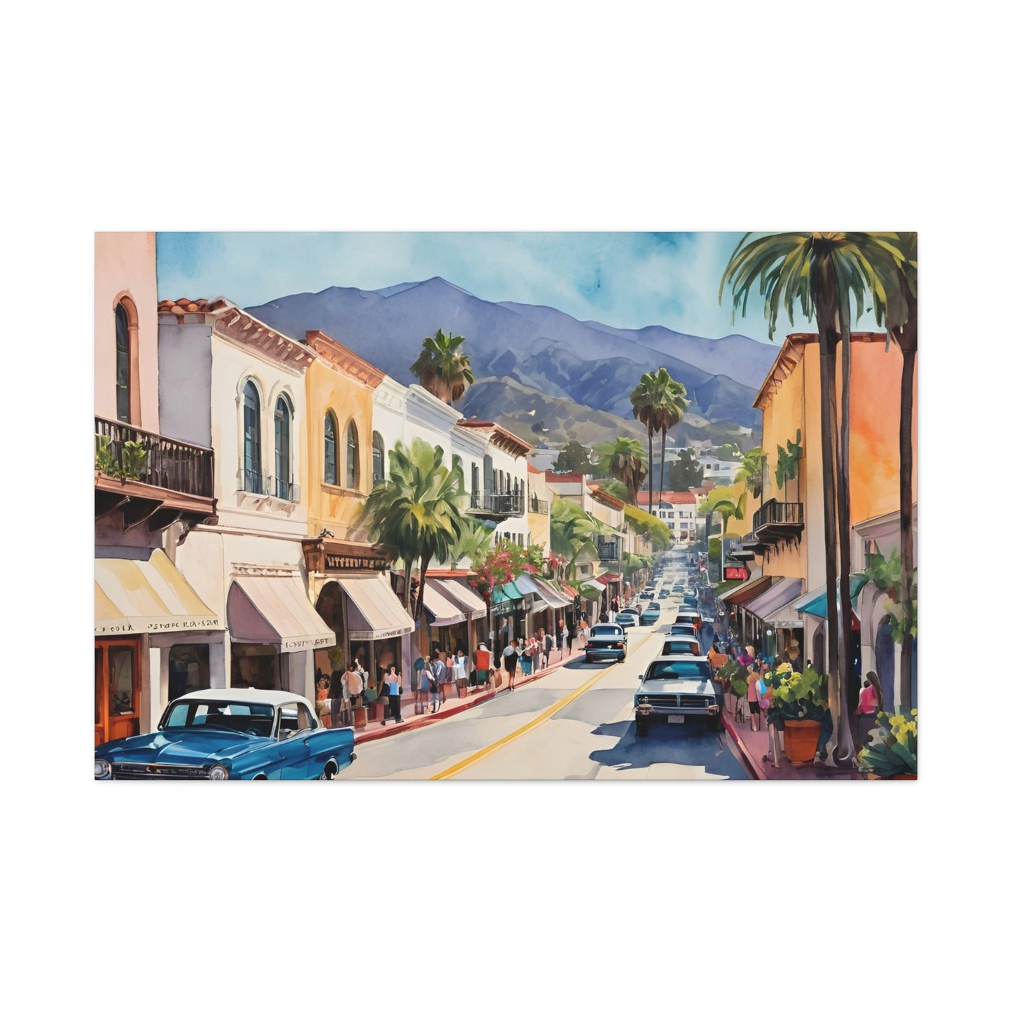 Santa Barbara Downtown, Santa Barbara Painting, 7 of many