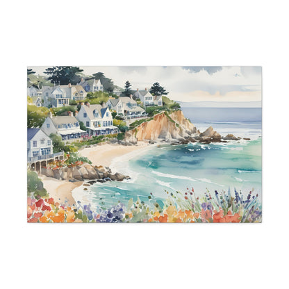 Carmel By The Sea Vibe, Watercolor Painting, 4 of many