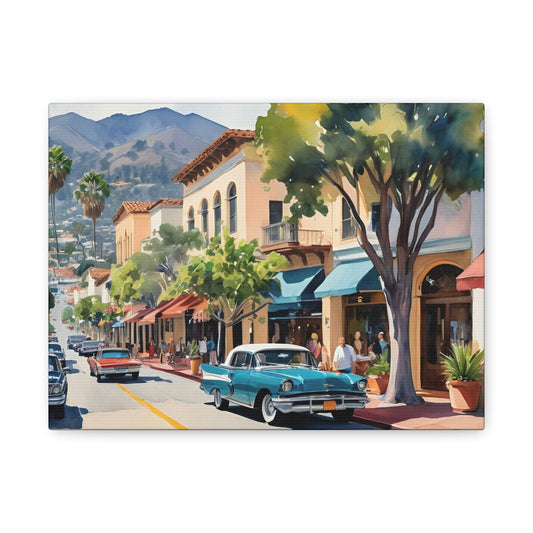 Santa Barbara Downtown, Santa Barbara Painting, 3 of many