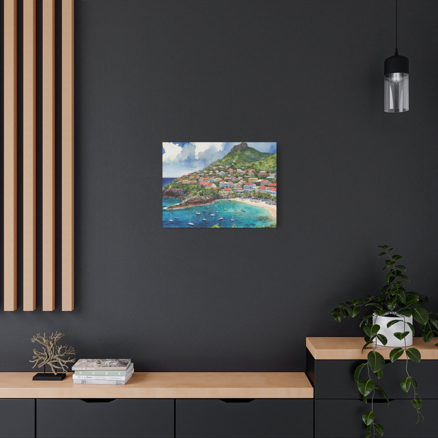 St. Barts Coastal Vibe, Canvas Painting, 4 of many