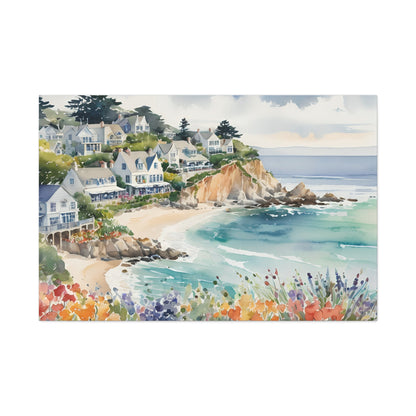 Carmel By The Sea Vibe, Watercolor Painting, 4 of many